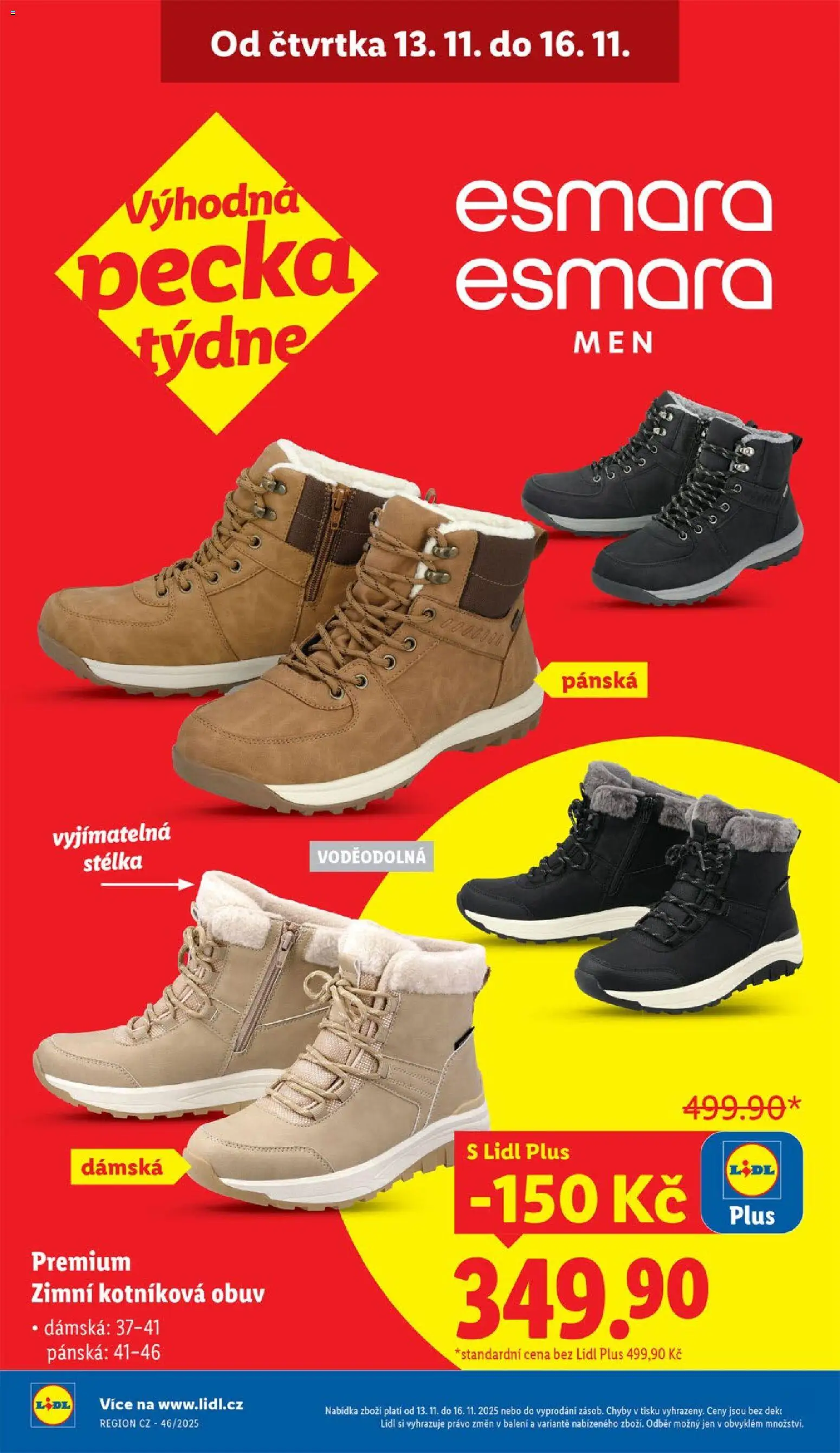 Lidl leták - Spotřební zboží od 10.11.2025 | Strana: 19 | Produkty: Obuv
