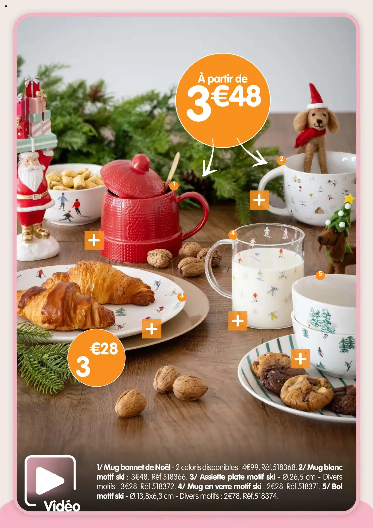 {H1} | Page: 18 | Produits: Bonnet, Vidéo, Bol, Ski