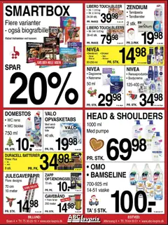 Abc Lavpris - Tilbudsavis gyldig fra 26.11.2025 | Side: 8 | Produkter: Deodorant, Tandpasta, Batterier