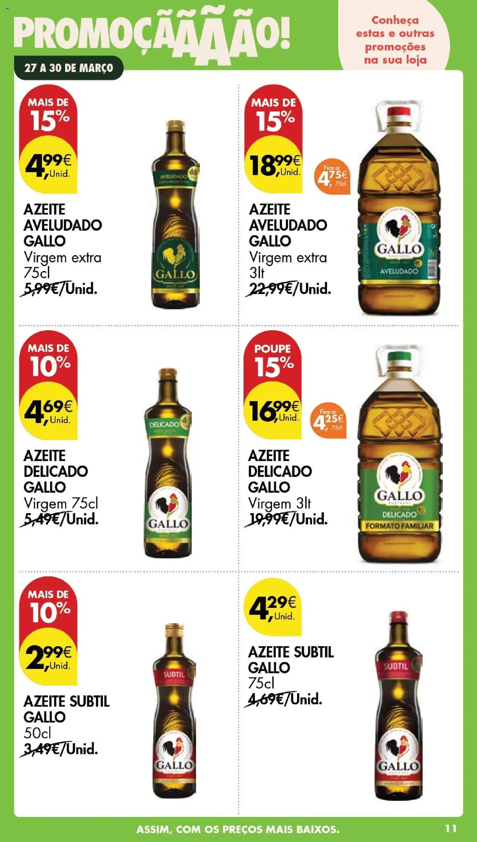 Pingo Doce Poupe este Fim de Semana │ válido de 27.03.2026 | Página: 11 | Produtos: Azeite