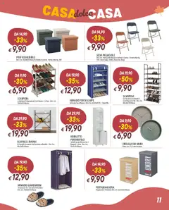 Anteprima del volantino Galassia - CASA DOLCE CASA valido a partire dal 13.10.2025 | Pagina: 11 | Prodotti: Guardaroba, Armadio, Sedia, Portabiancheria