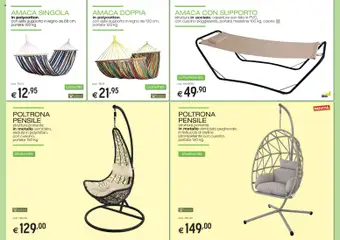 Anteprima del volantino Brico OK volantino Arredo Giardino valido a partire dal 05.03.2026 | Pagina: 11 | Prodotti: Amaca, Cuscino, Poltrona