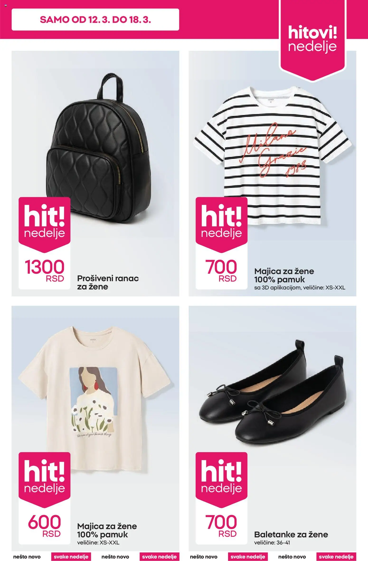 Pepco katalog - važi od 12.03.2026 | Strana: 5 | Proizvode: Ranac, Baletanke