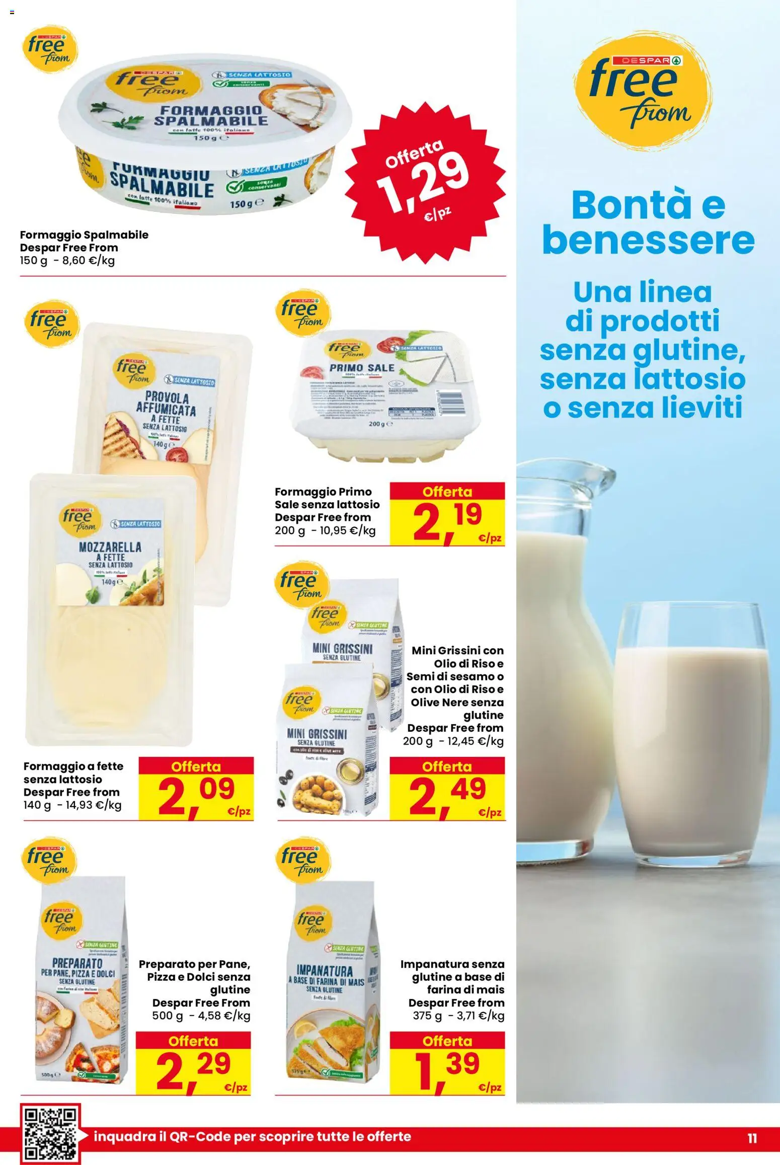 Volantino Despar del 08.01.2026 | Pagina: 11 | Prodotti: Olio, Olive, Farina, Provola