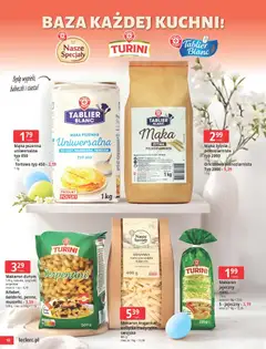 Pogląd oferty "E.Leclerc gazetka - Tychy Wielkanoc" - ważna od 24.03.2026 | Strona: 10 | Produkty: Mąka żytnia, Makaron durum, Babeczki, Makaron