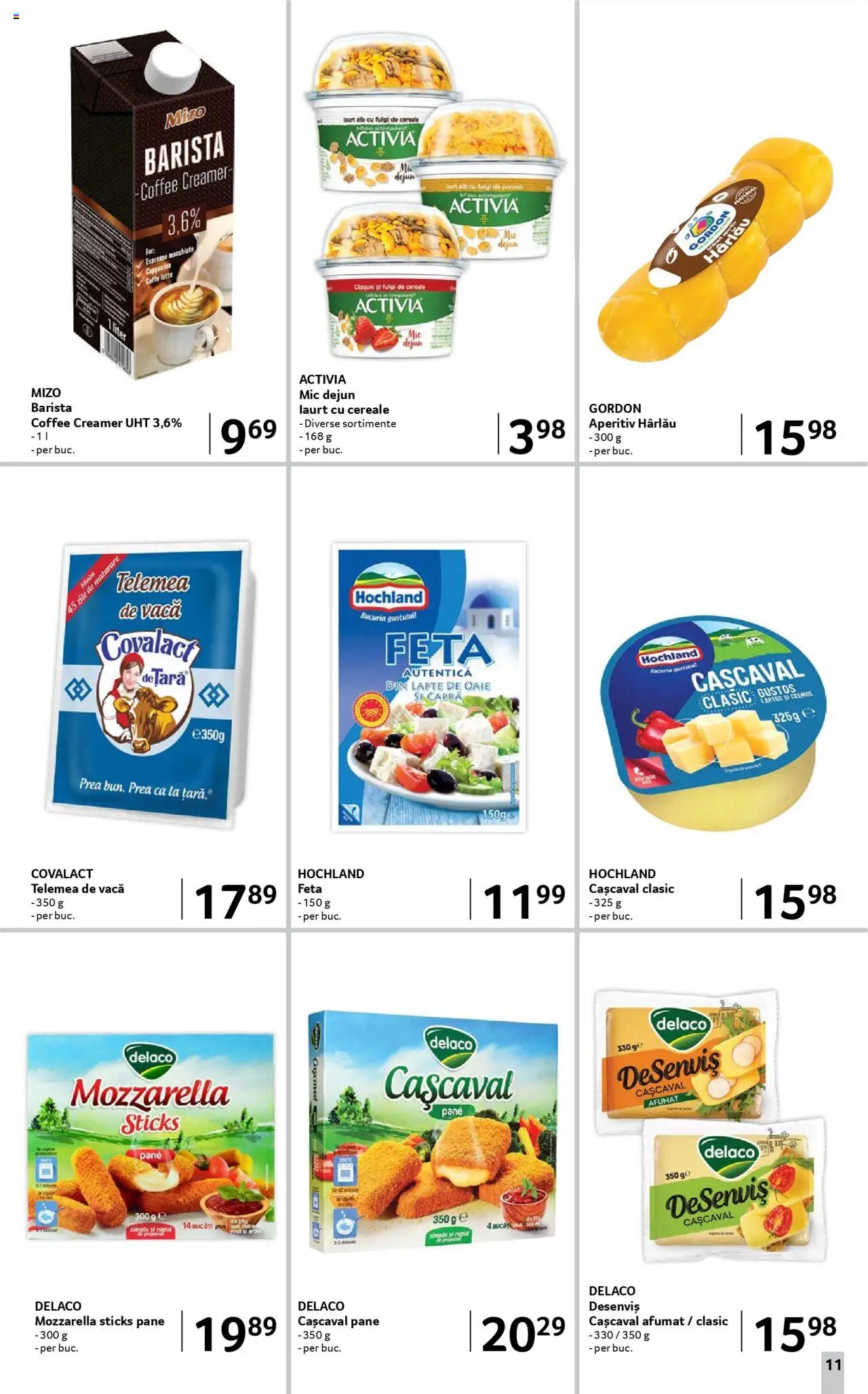 Catalog Selgros - Food – valabil de la 22.08.2025 | Pagină: 11 | Produse: Cașcaval, Lapte, Fulgi, Porumb