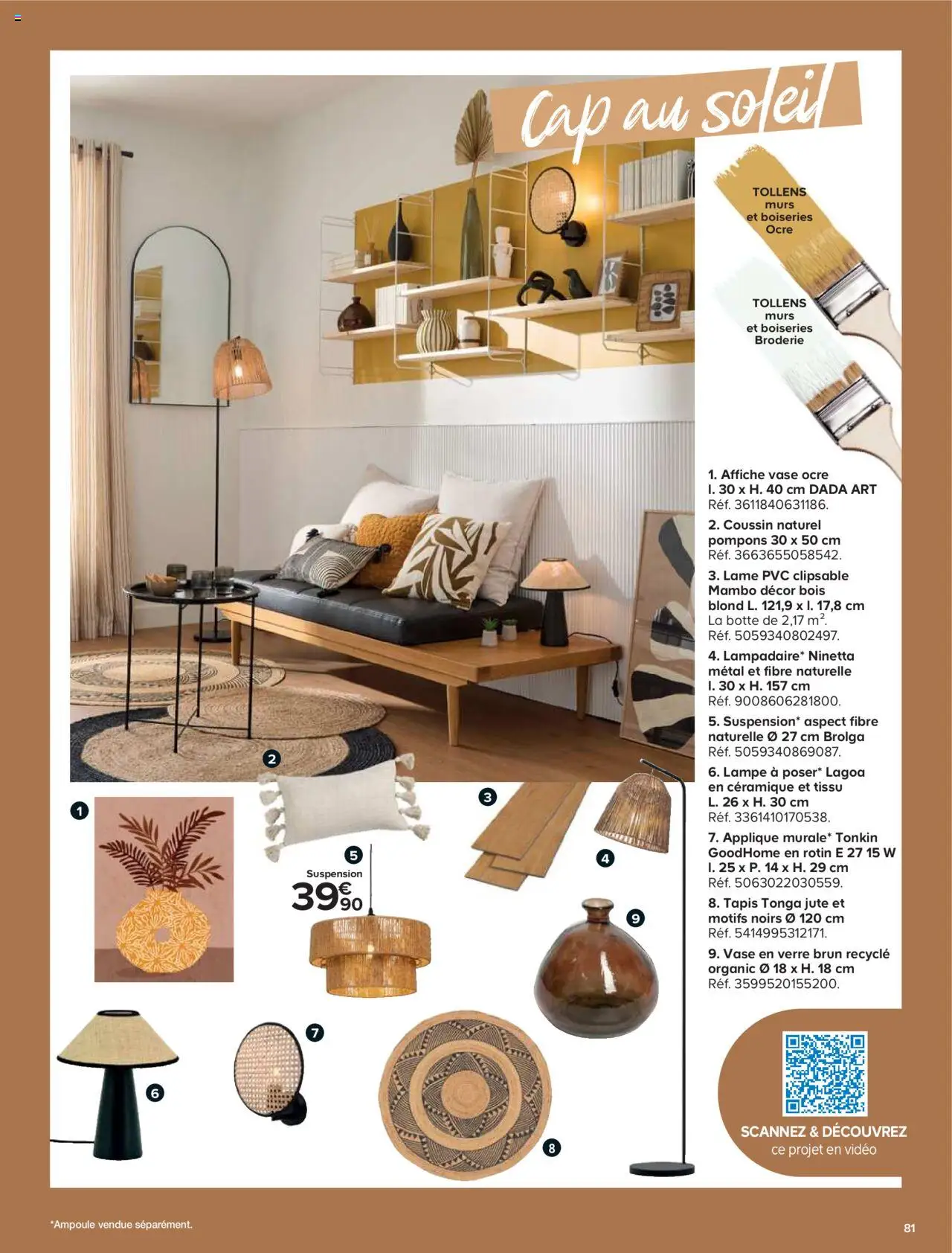 {H1} | Page: 81 | Produits: Suspension, Tapis, Vase, Lampe