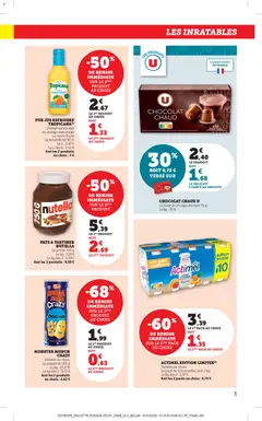 bi1 - Prévisualisation de bi1 Les offres du moment valide à partir de 27.12.2025 | Page: 3 | Produits: Réveil, Pâte à tartiner, Nutella, Chocolat