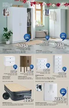 JYSK - Tilbudsavis gyldig fra 07.11.2025 | Side: 7 | Produkter: Kommode, Sengebord, Lyd, Bænk