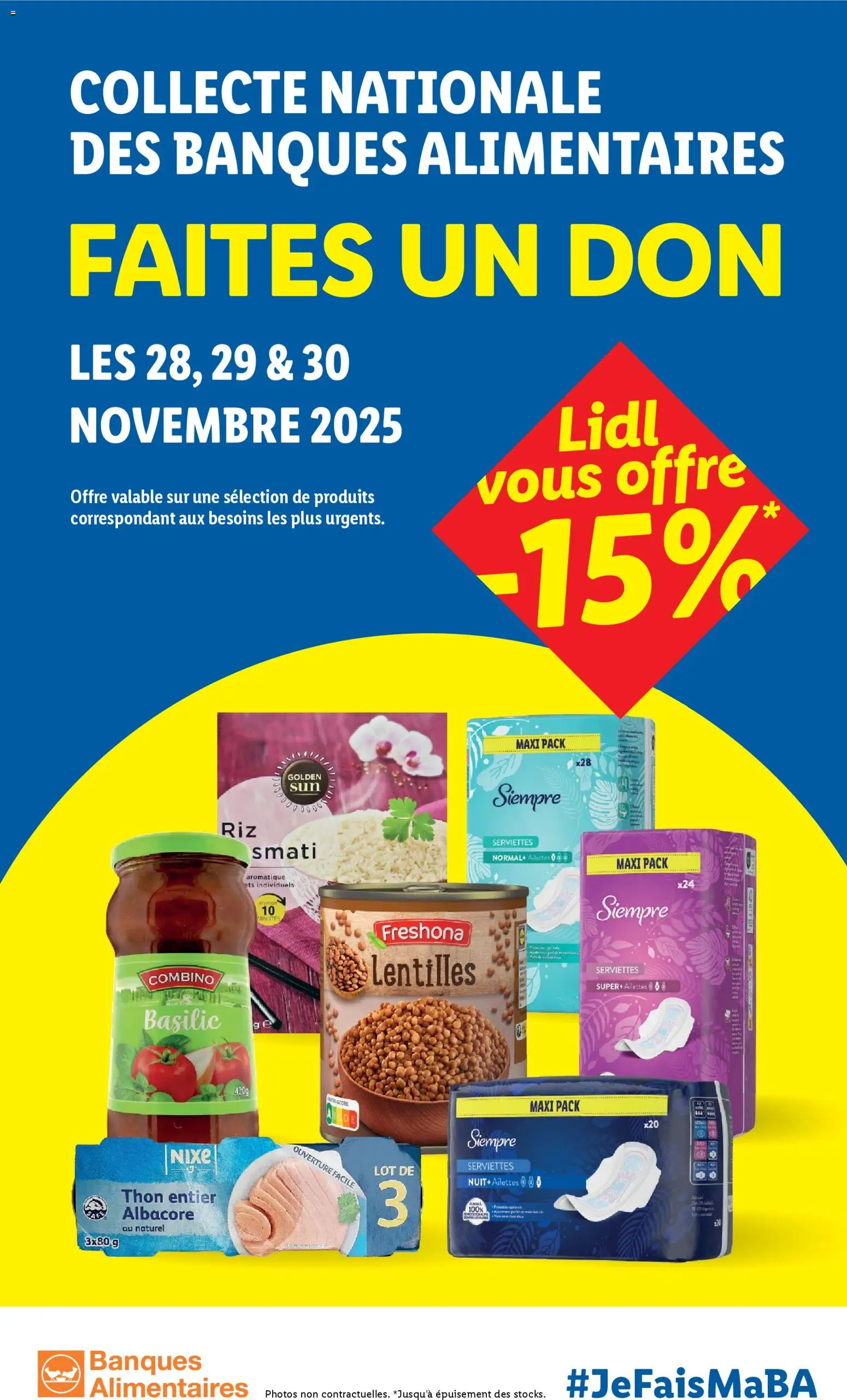 {H1} | Page: 11 | Produits: Thon, Riz