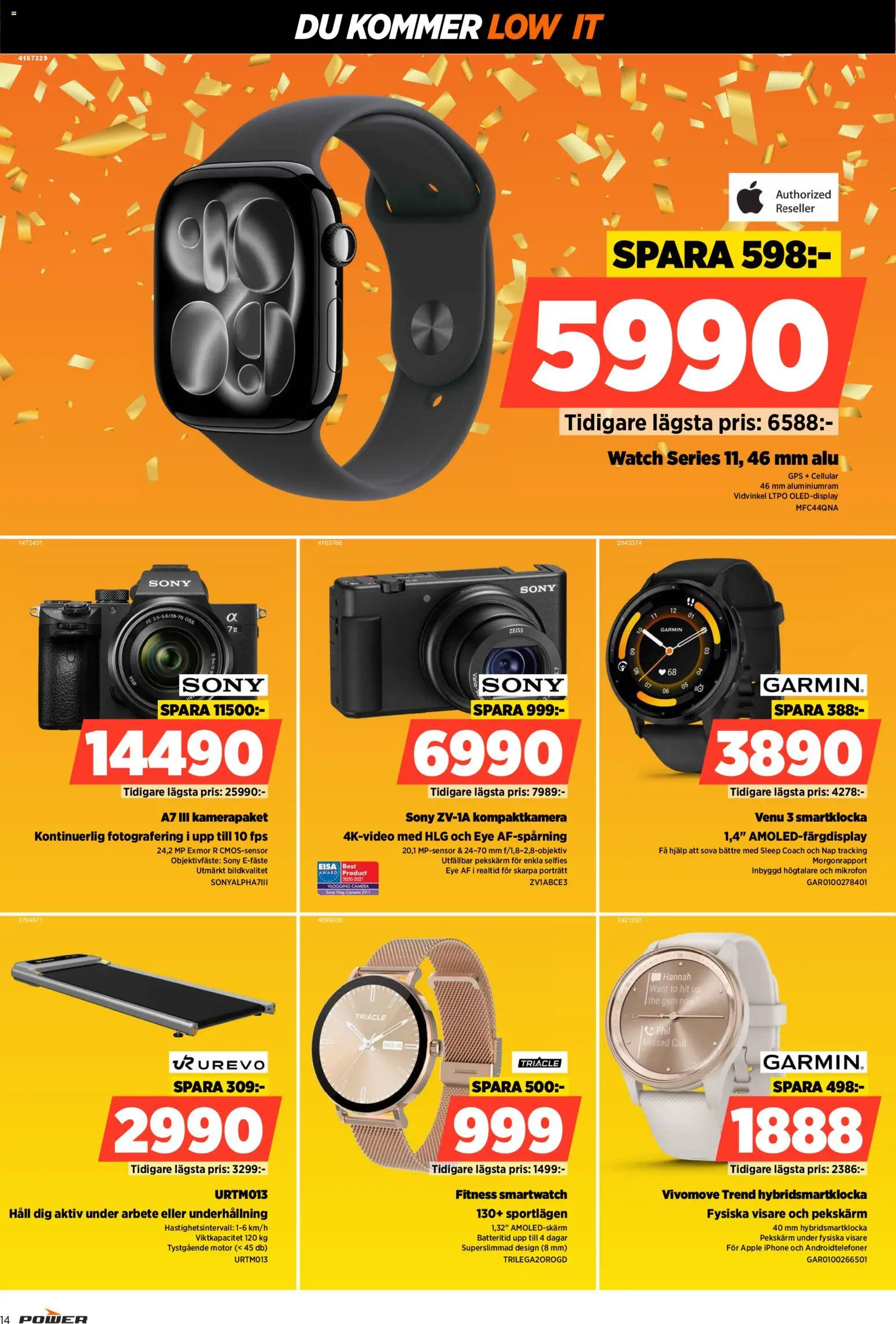 Power reklamblad aktuell från 16.02.2026 | Sida: 14 | Produkter: Äpple, Häll, Mikrofon, Högtalare