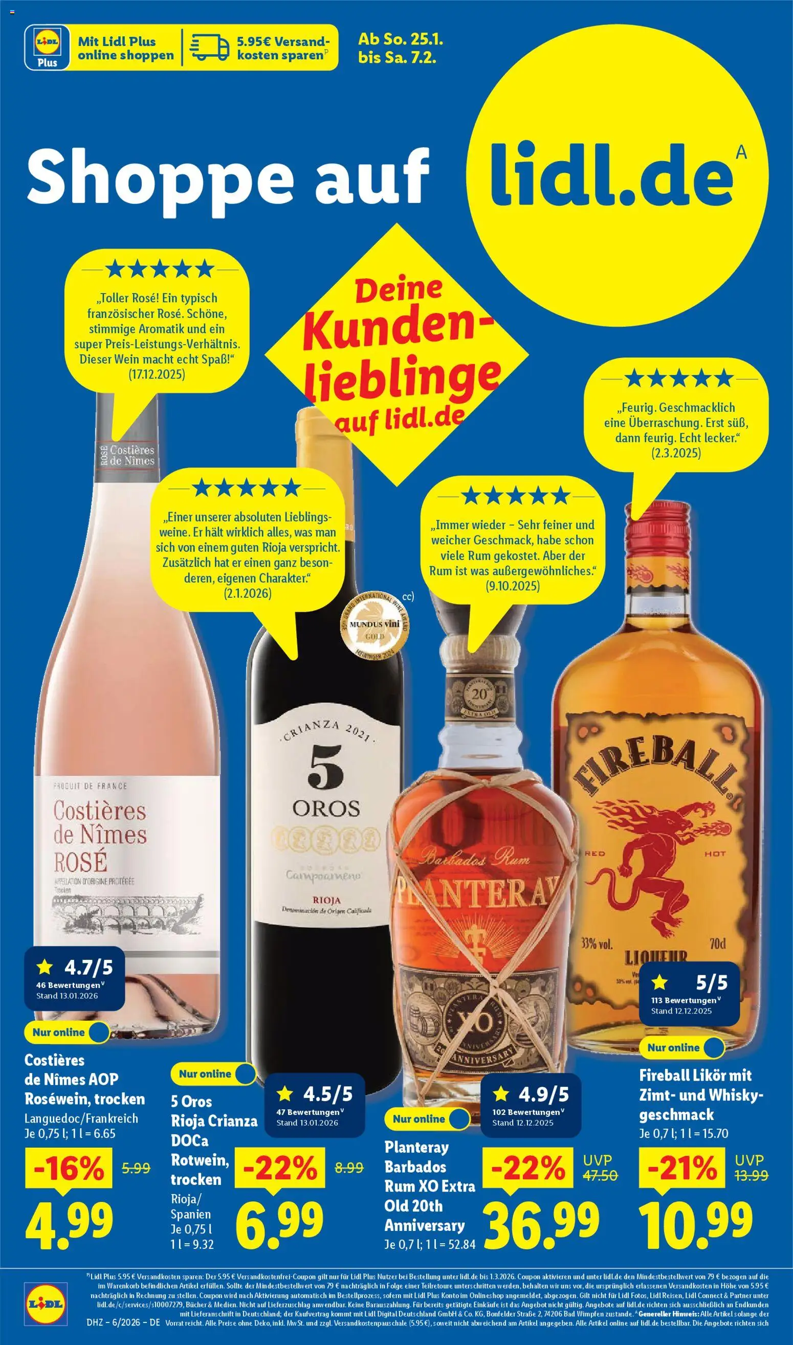 Lidl Prospekt Lüchow – gültig ab 02.02.2026 | Seite: 56 | Produkte: Whisky, Likör, Rum, Bad