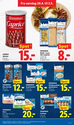 Lidl - Tilbudsavis gyldig fra 26.04.2026 | Side: 11 | Produkter: Græskarkerner, Småkager, Vanilje, Nougat