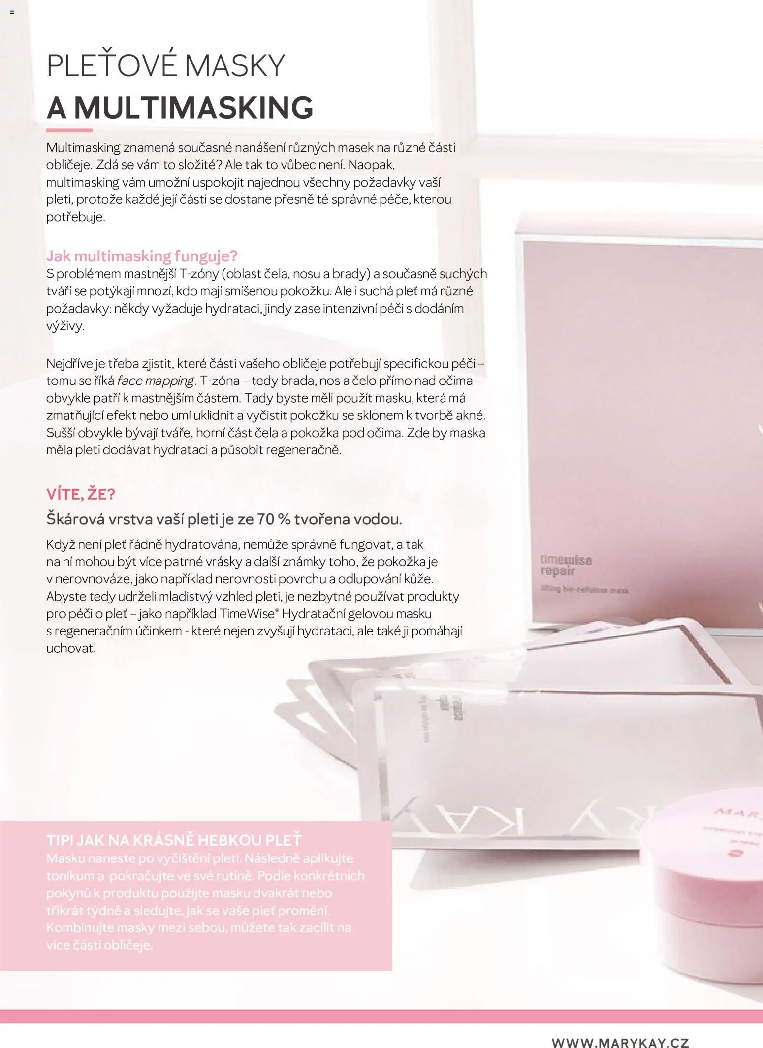 Mary Kay katalog - Průvodce péčí o pleť od 16.04.2026 | Strana: 59 | Produkty: Známky, Pleťové masky, Maska