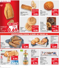 Kaufland katalog | vrijedi od 17.09.2025 | Stranica: 12 | Proizvodi: Mozzarella, Češnjak, Krekeri, Pecivo