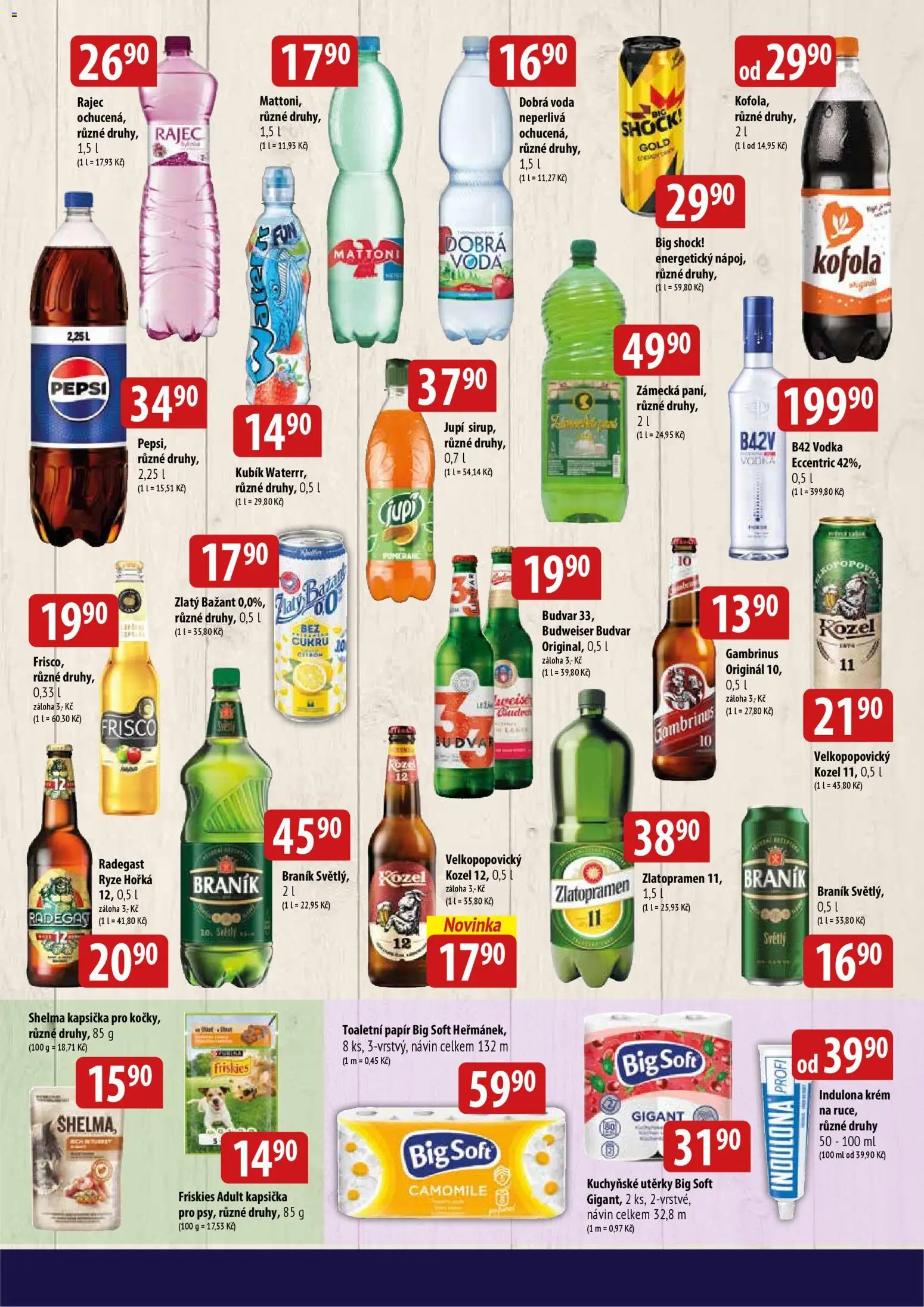 BALA velký leták Holba od 04.03.2026 | Strana: 5 | Produkty: Zlatopramen, Kofola, Gambrinus, Big Shock