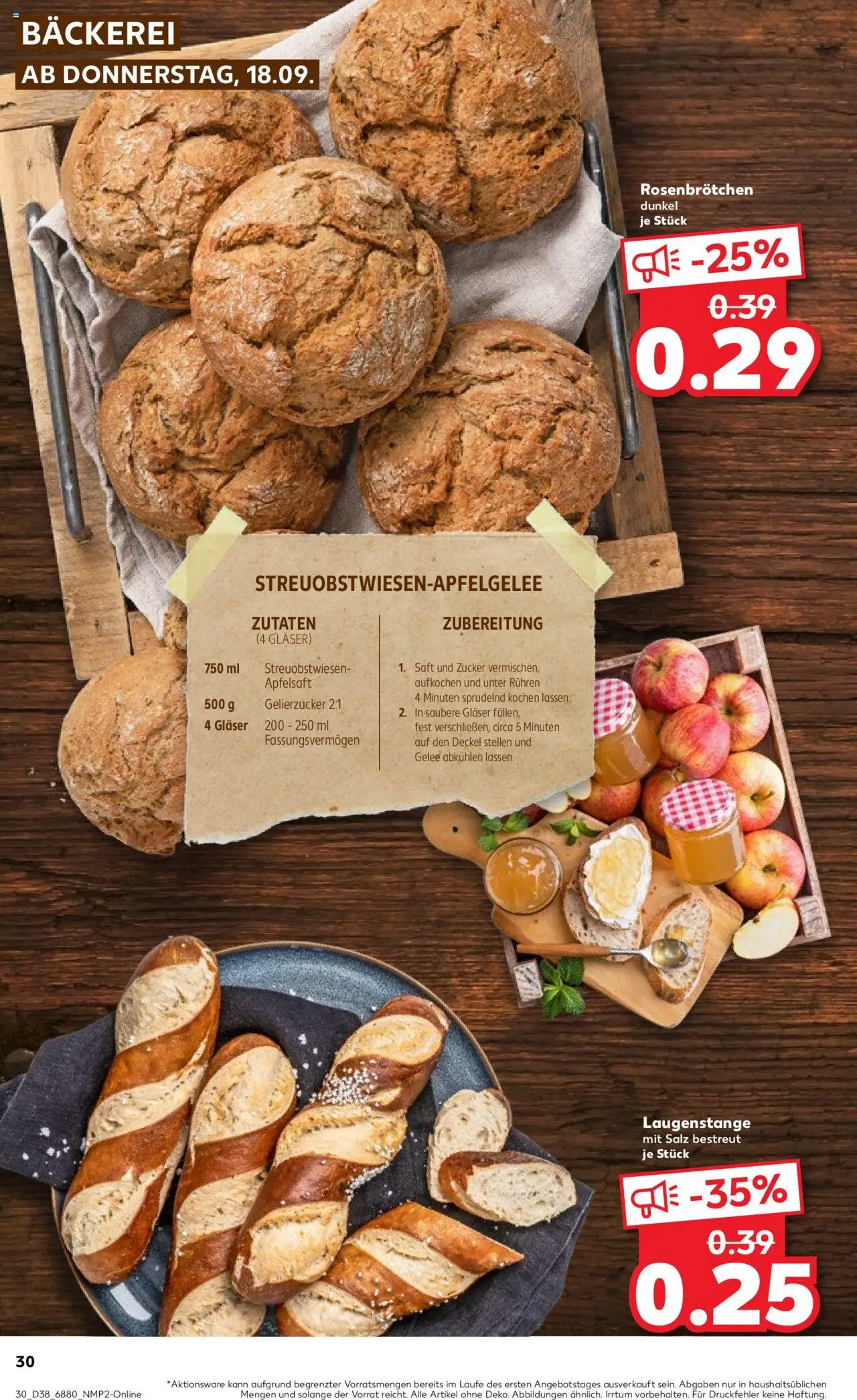 Kaufland prospekt Völklingen	 – gültig ab 18.09.2025 | Seite: 30 | Produkte: Apfelsaft, Salz, Zucker, Saft
