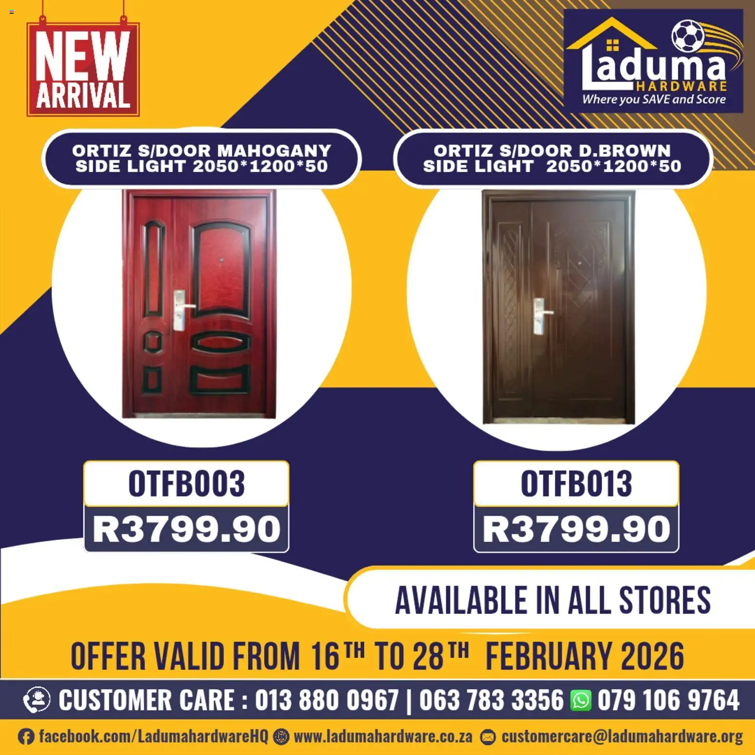 New Laduma Hardware catalogue – valid from 16.02.2026 | Page: 3 | Products: Light