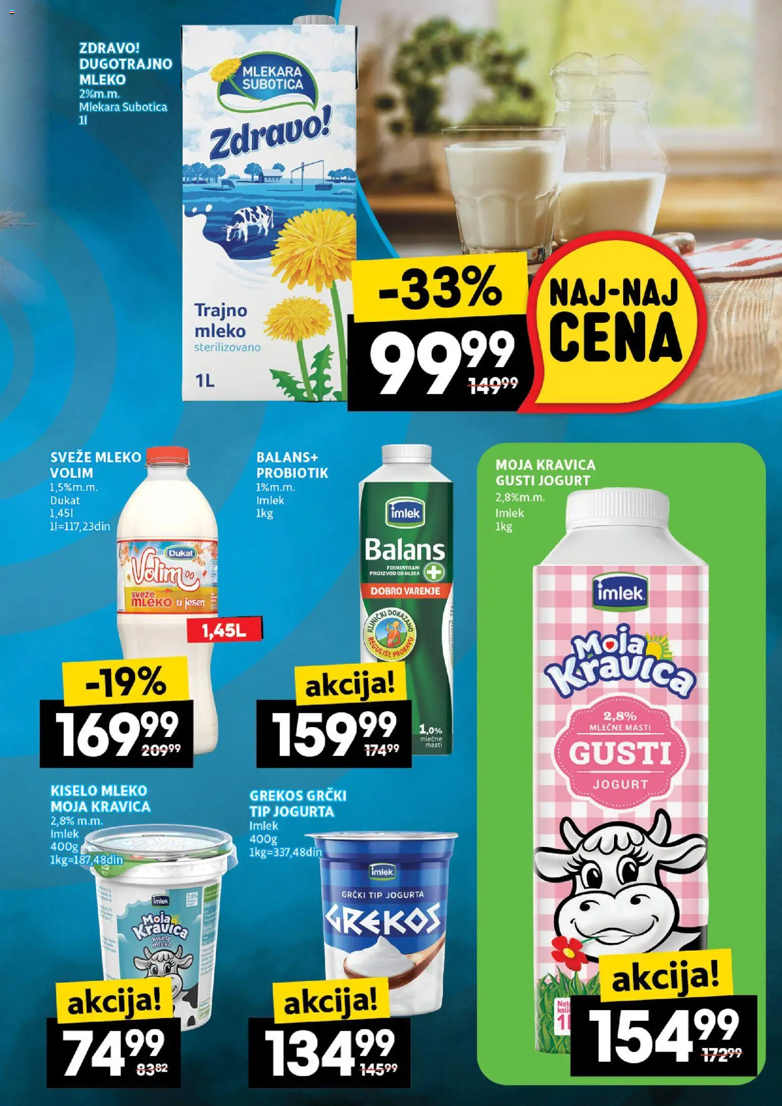 Roda katalog - važi od 06.11.2025 | Strana: 11 | Proizvode: Kiselo mleko, Sveže mleko, Grčki jogurt, Jogurt