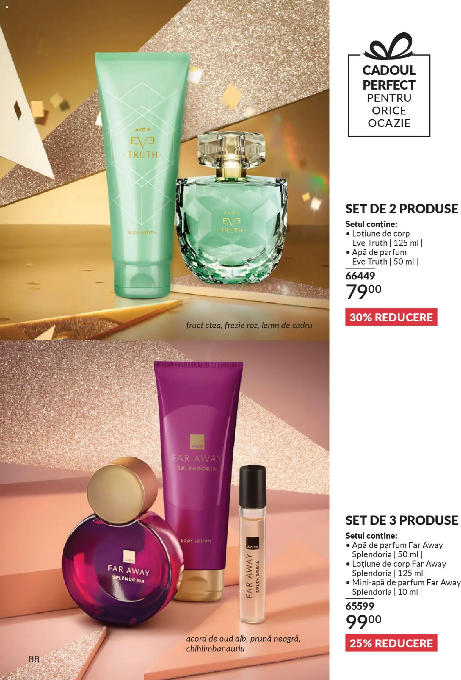 Noul catalog Avon – valabil de la 01.01.2026 | Pagină: 90 | Produse: Apă de parfum, Body, Parfum, Apă