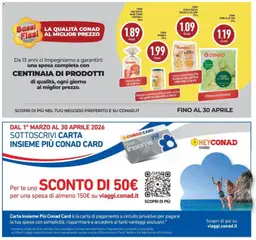 Anteprima del volantino CONAD CUORE DI LATTUGA, Cuore di lattuga, 160 g valido a partire dal 11.03.2026 | Pagina: 43 | Prodotti: Uova, Pane, Maionese, Pasta