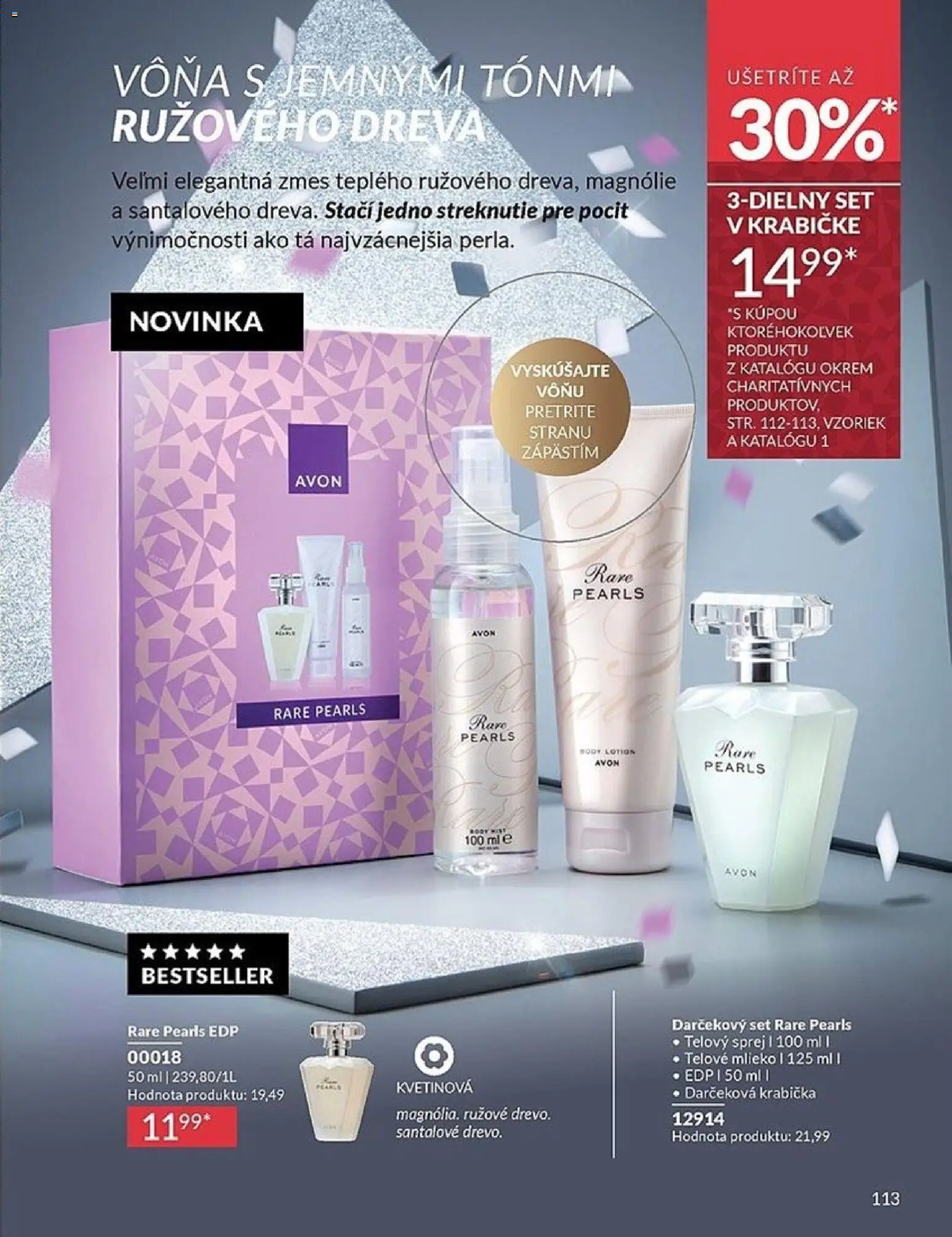 Nové Avon akcie – leták je platný od 01.12.2025 | Strana: 113 | Produkty: Mlieko, Telové mlieko