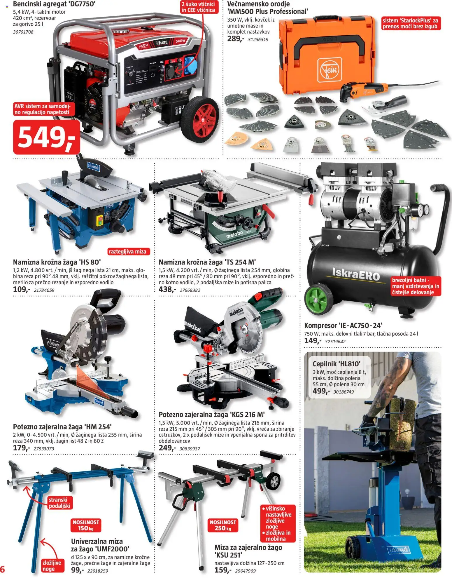 Novi Bauhaus katalog ponudbe – veljaven od 29.01.2026 | Stran: 6 | Izdelki: Miza, Vticnica, Orodje, Kovcek