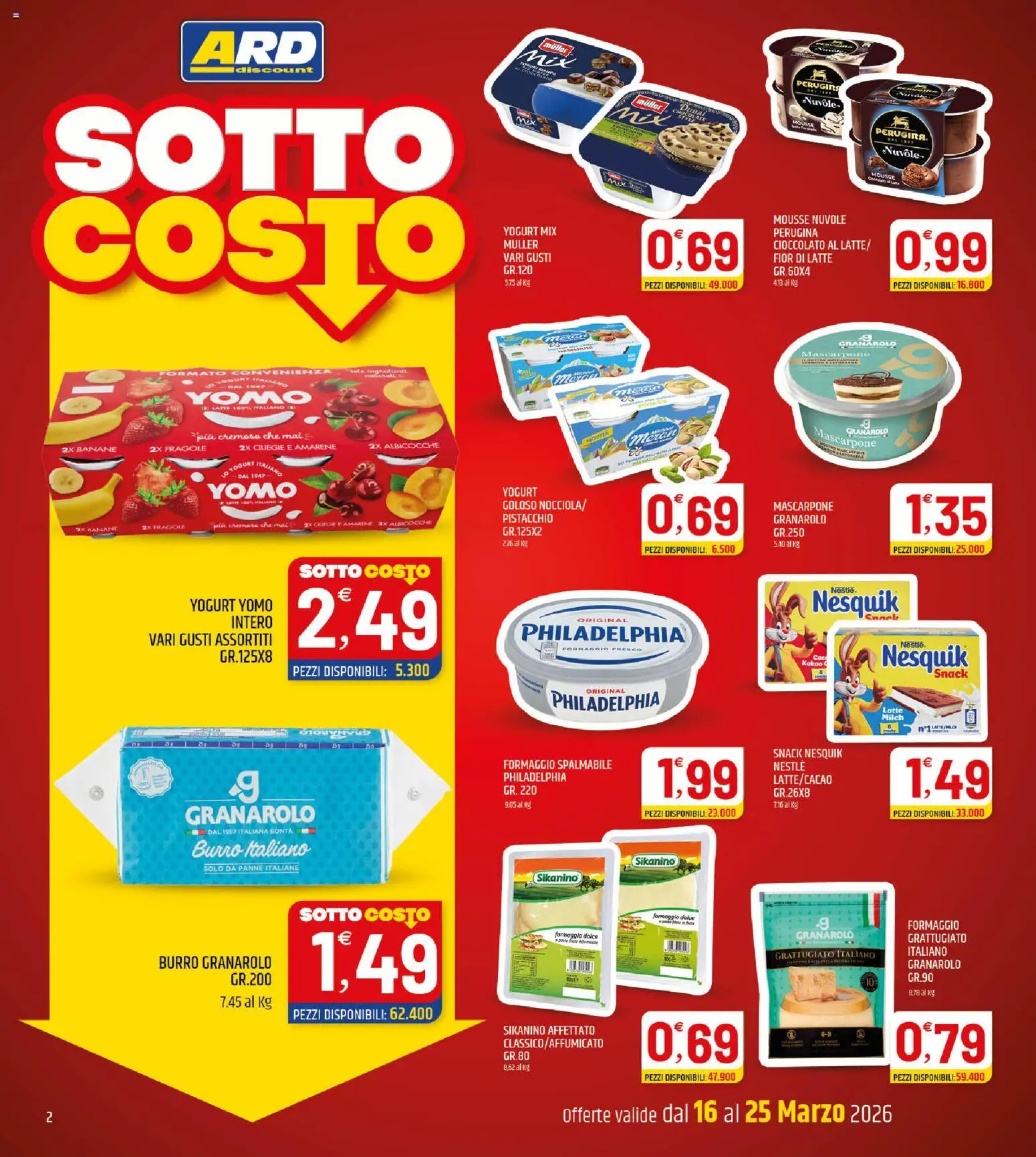 Volantino ARD Discount del 16.03.2026 | Pagina: 2