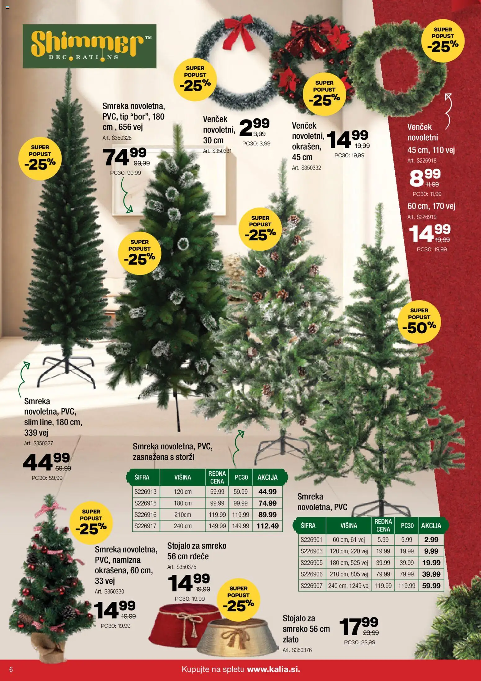 Novi Kalia katalog ponudbe – veljaven od 10.11.2025 | Stran: 6