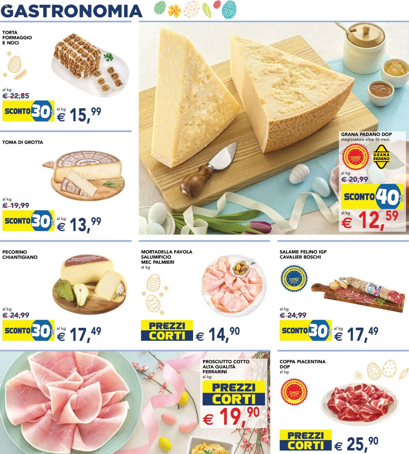 Volantino Esselunga S del 23.03.2026 | Pagina: 5 | Prodotti: Formaggio, Noci, Mortadella, Grana Padano
