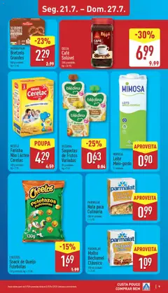 Aldi folheto │ válido de 21.07.2025 | Página: 9 | Produtos: Nestlé, Café, Maça, Nata