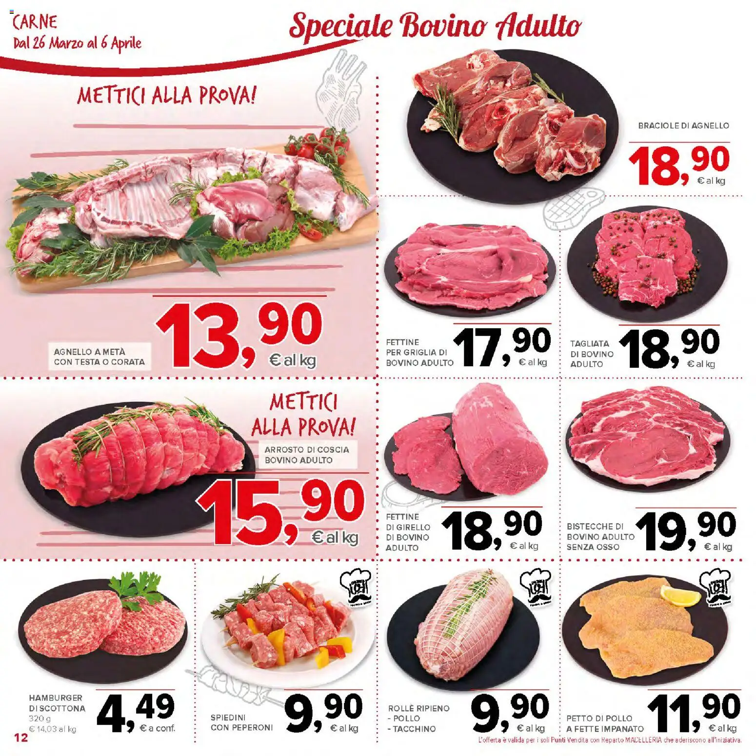 Volantino Todis del 26.03.2026 | Pagina: 12 | Prodotti: Arrosto, Pollo, Peperoni, Griglia