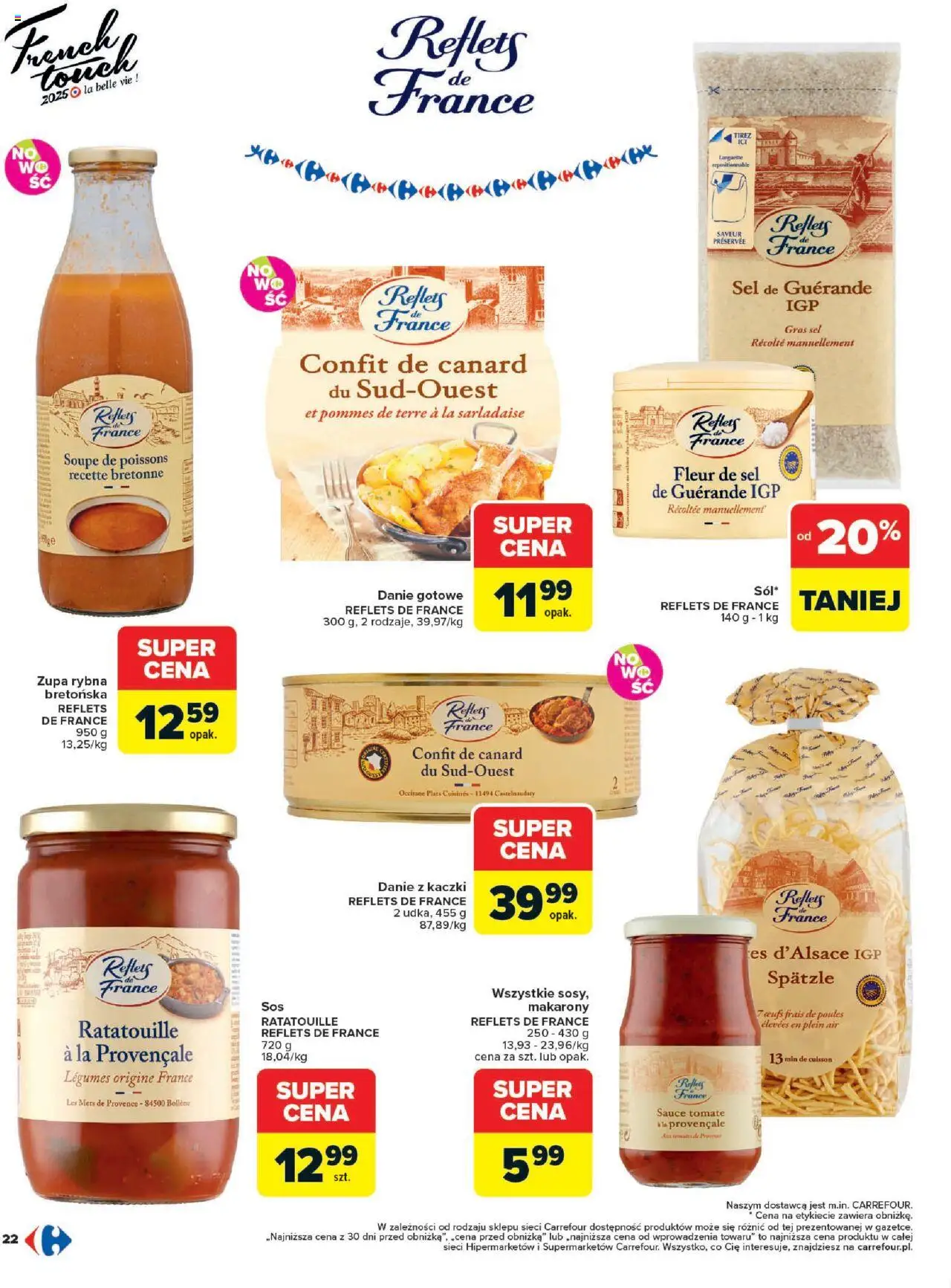Carrefour Gazetka - French Touch od 13.10.2025 | Strona: 22 | Produkty: Rybna, Zupa, Makarony