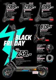 Vista previa Media Markt Black Friday válido desde el 21.11.2025 | Página: 15 | Productos: Patinete, Ελιές