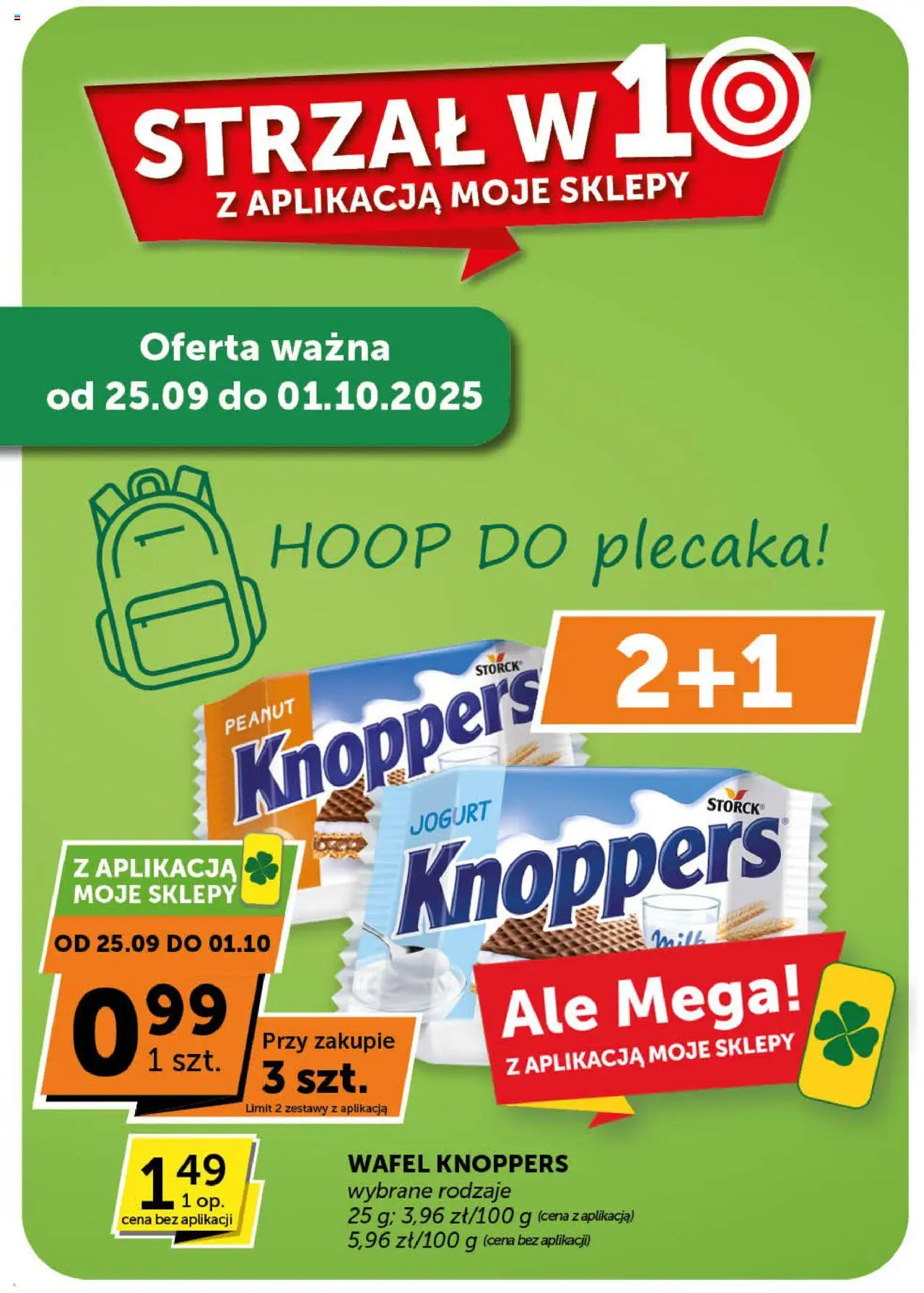Groszek Gazetka - Market od 18.09.2025 | Strona: 32 | Produkty: Knoppers, Jogurt
