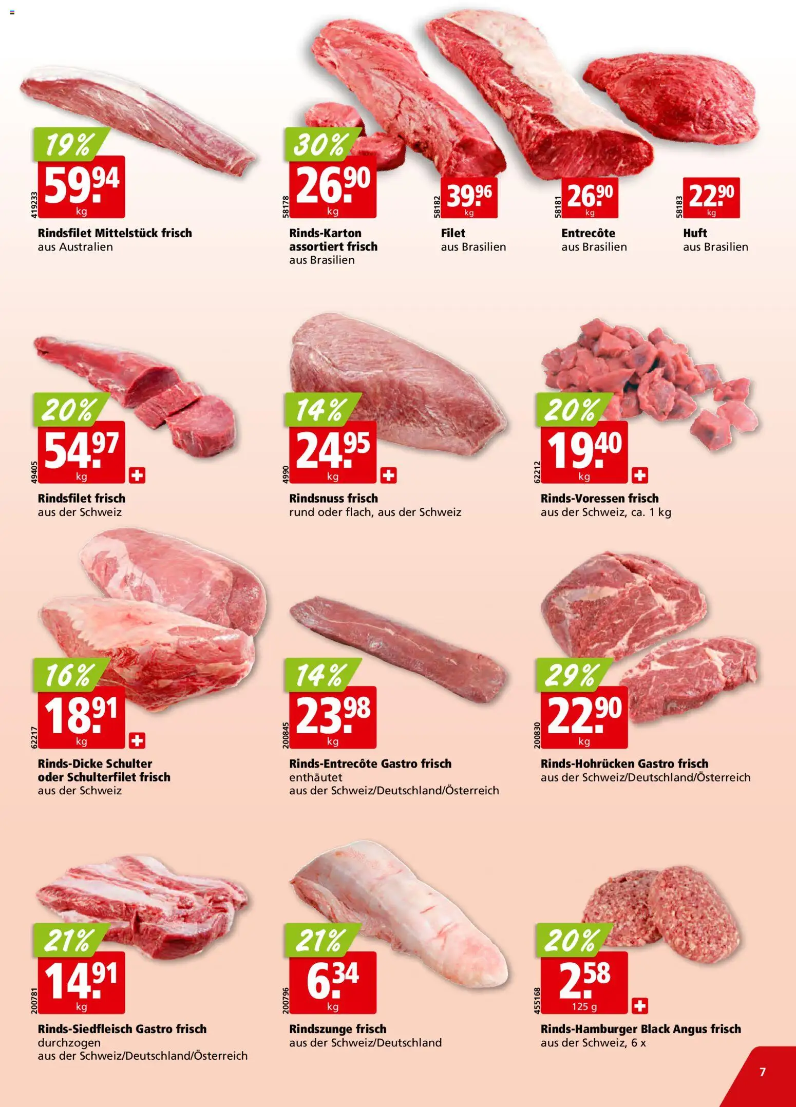 Aligro Aktionen Schlieren, Gossau SG, Frauenfeld, Rapperswil-Jona, Sargans, Bern, Brüttisellen, Pratteln, Emmen, Spreitenbach – gültig ab 10.11.2025 | Seite: 7