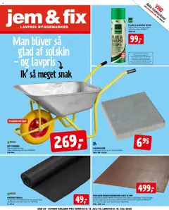 Eksempel på tilbudsavis Jem & fix - Tilbudsavis fra butik Jem & fix gyldig fra 13.07.2025
