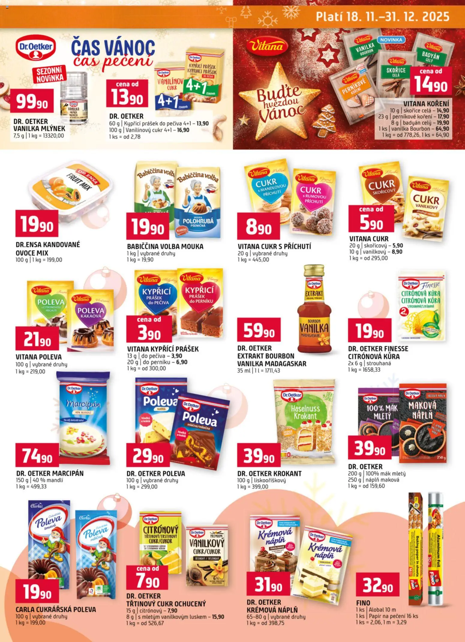 Terno leták od 19.11.2025 | Strana: 21 | Produkty: Perníkové koření, Bourbon, Koření, Mouka