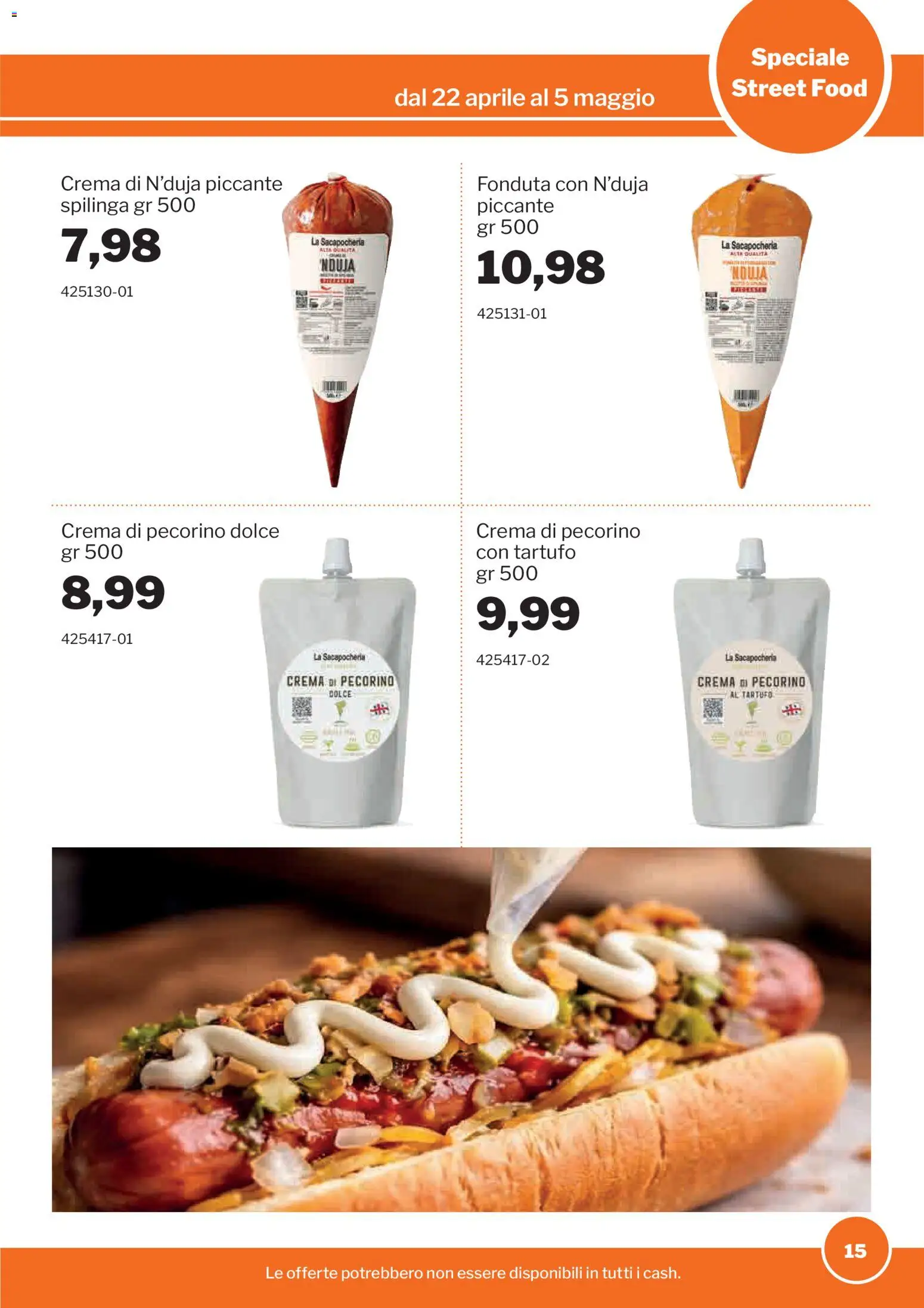 Volantino Sogegross del 22.04.2026 | Pagina: 15 | Prodotti: Tartufo, Crema, Pecorino