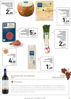 Anteprima del volantino Conad Il Buono del Paese Piemonte catalogo valido a partire dal 29.01.2026 | Pagina: 13 | Prodotti: Cipolle, Olio, Piadina, Hamburger