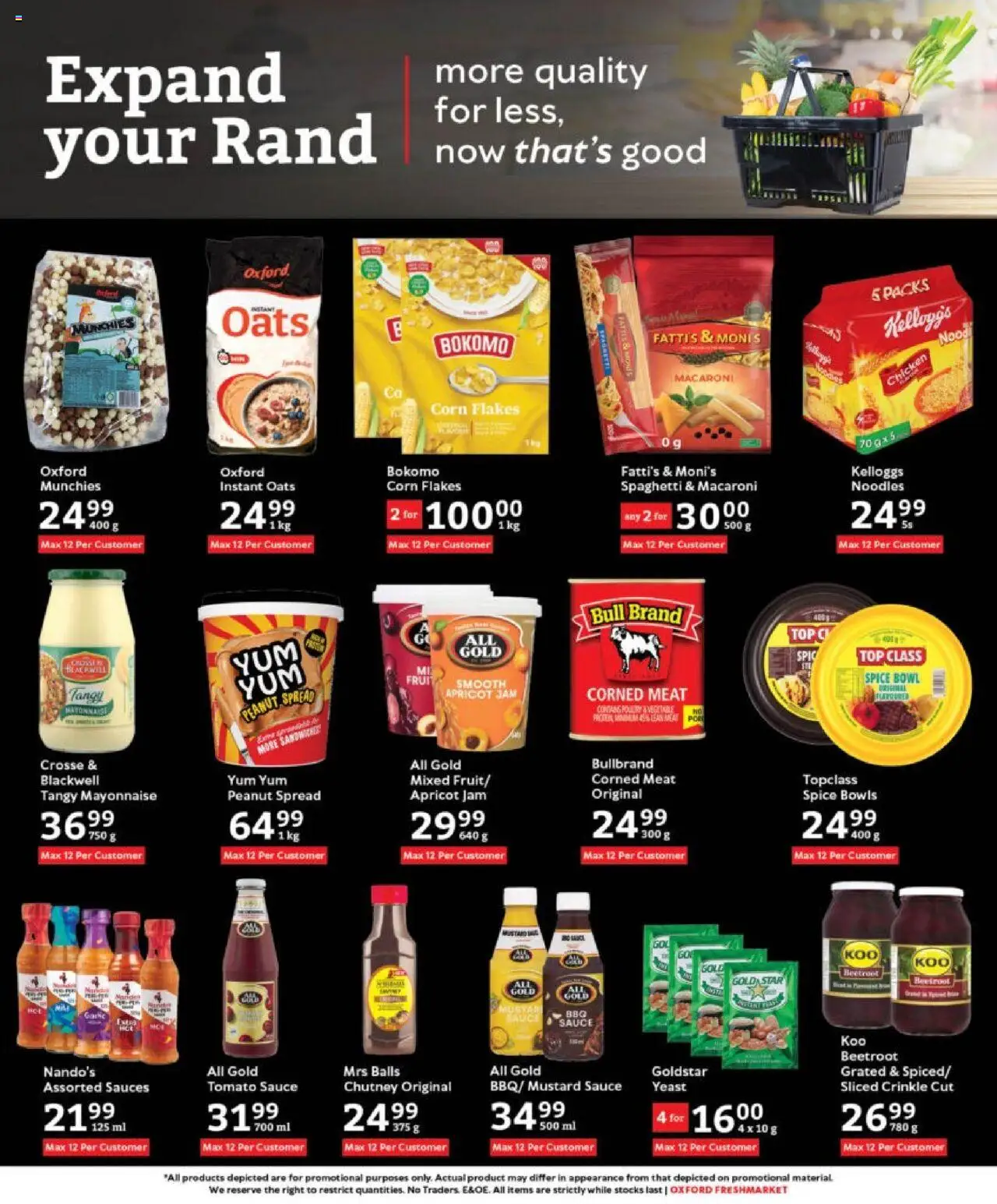 Oxford Freshmarket Specials │ valid from 20.08.2025 | Page: 10 | Products: Sauces, Bowls, Mustard, Mayonnaise