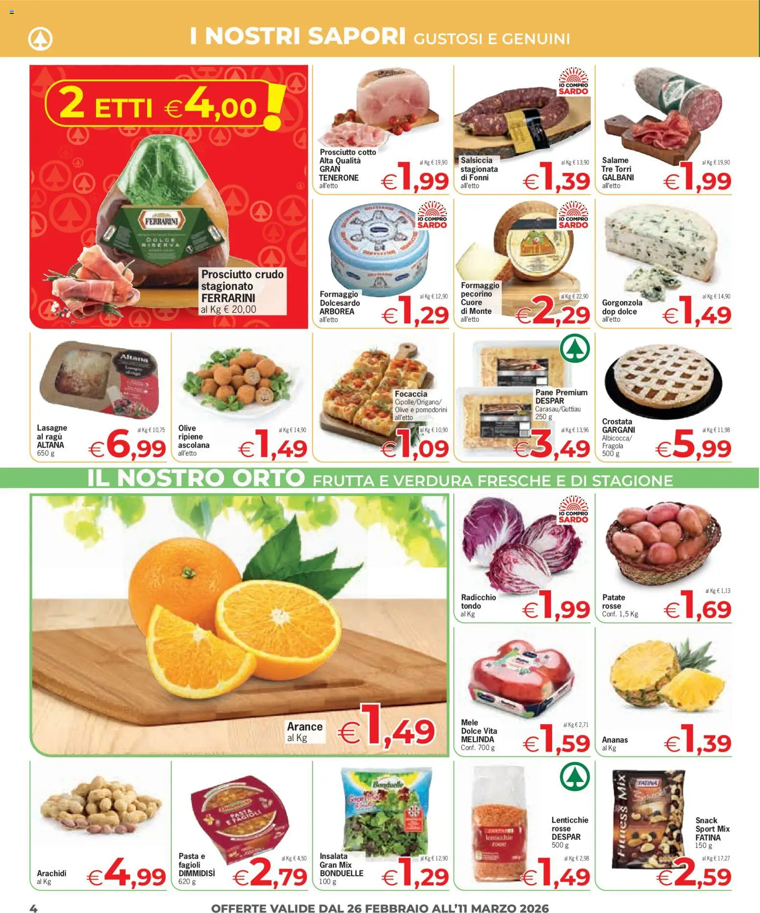 Volantino Despar del 26.02.2026 | Pagina: 4