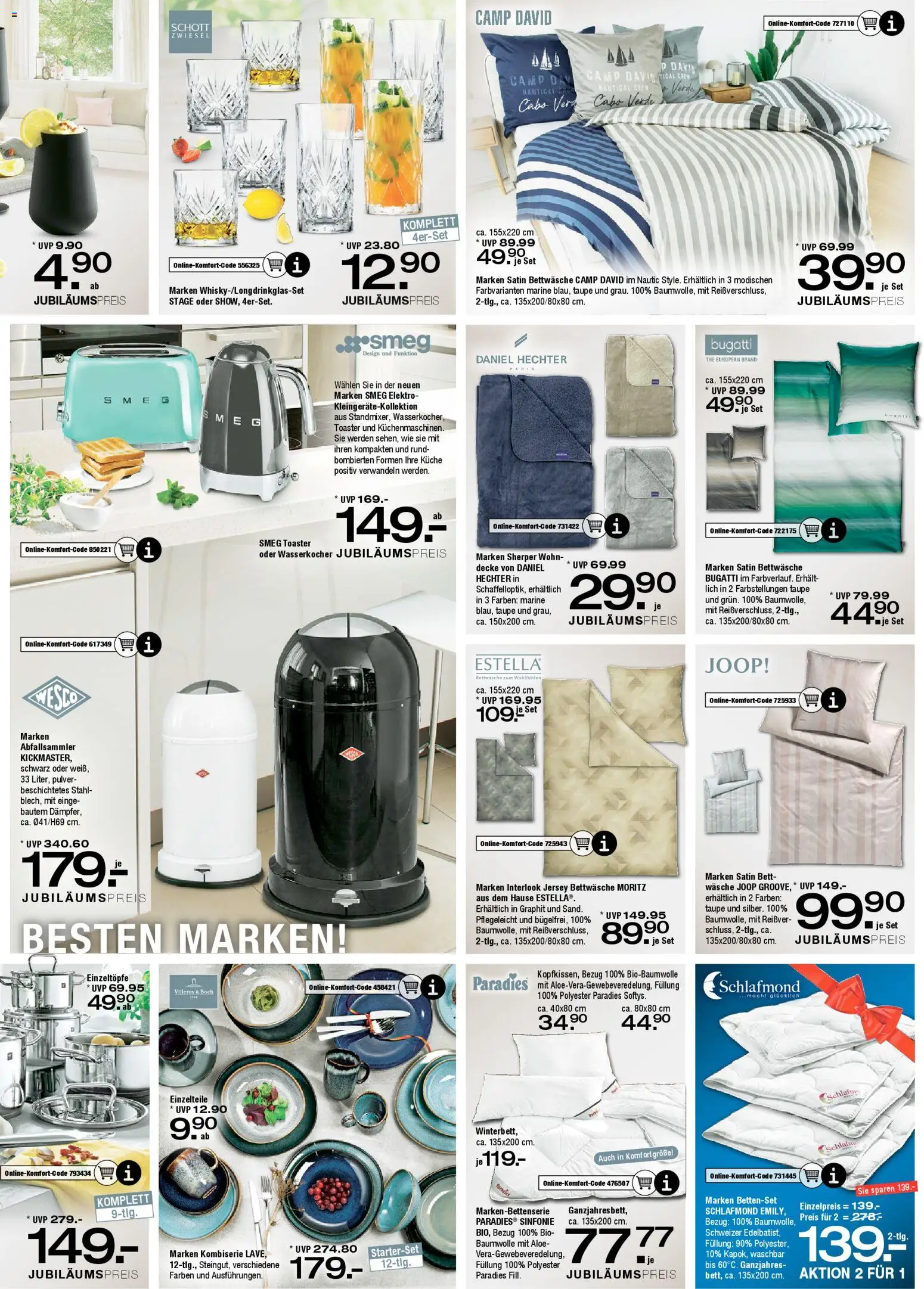 Ostermann Prospekt 	 – gültig ab 17.01.2026 | Seite: 7 | Produkte: Wasserkocher, Toaster, Bett, Decke