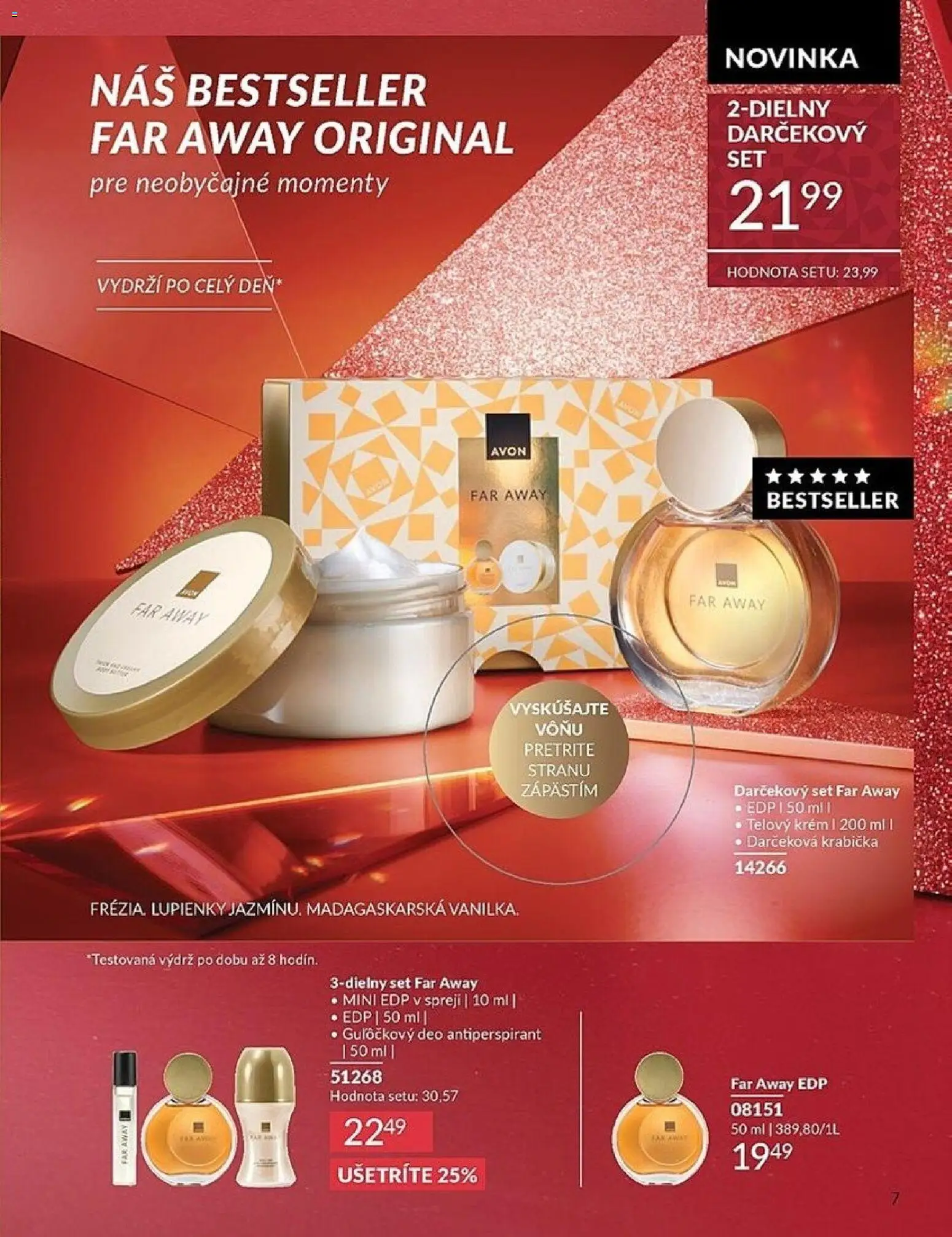Nové Avon akcie – leták je platný od 01.11.2025 | Strana: 7 | Produkty: Telový krém, Antiperspirant, Krém
