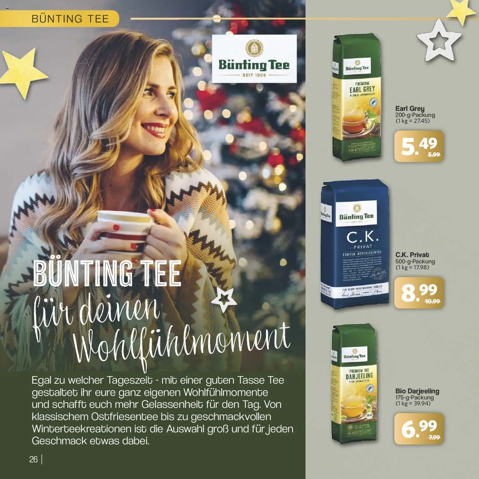 Famila Nordwest - Festliche Momente – gültig ab 24.11.2025 | Seite: 26 | Produkte: Tee