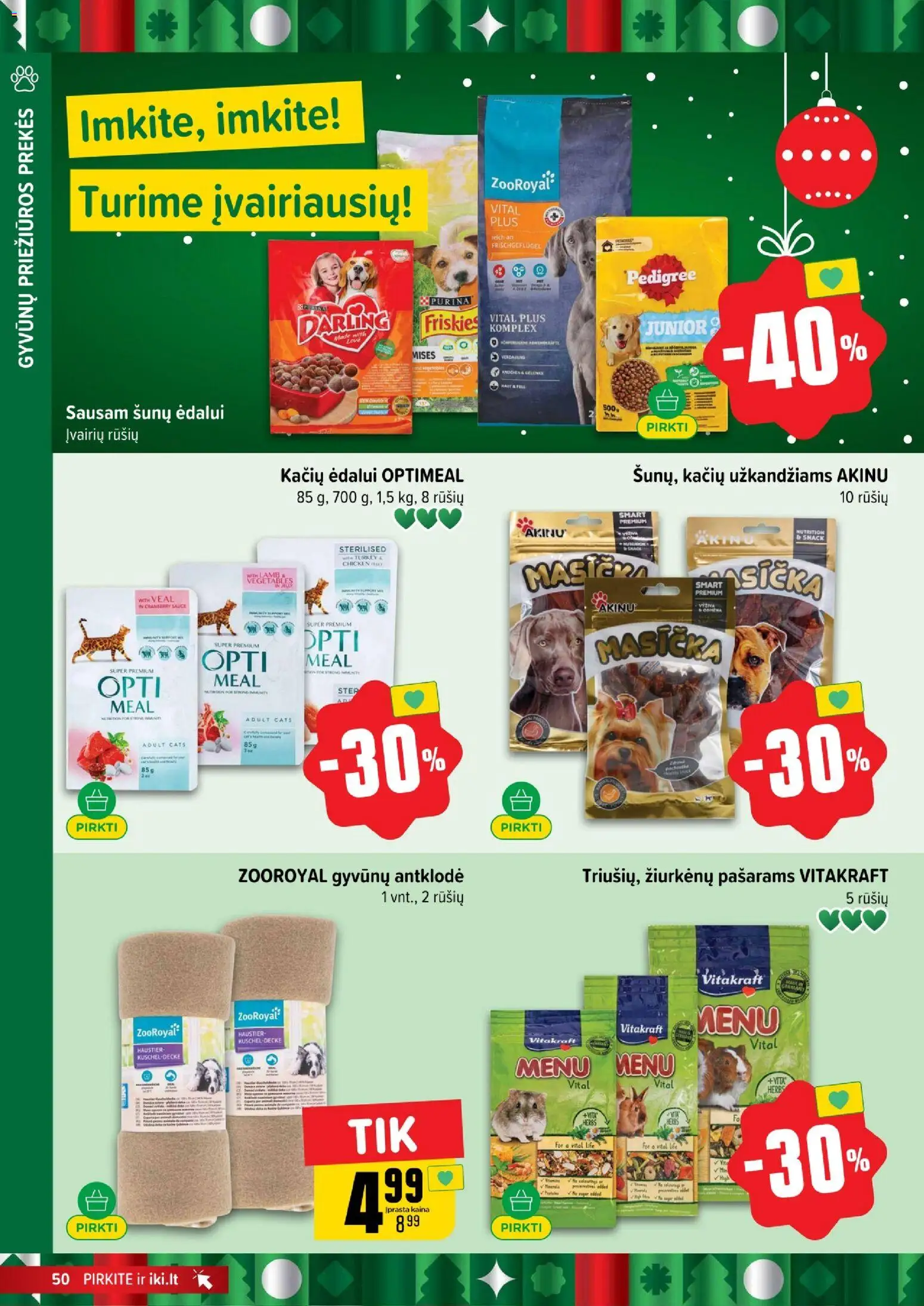 IKI akcijos nuo 29.12.2025 | Puslapis: 50 | Prekių: Antklodė