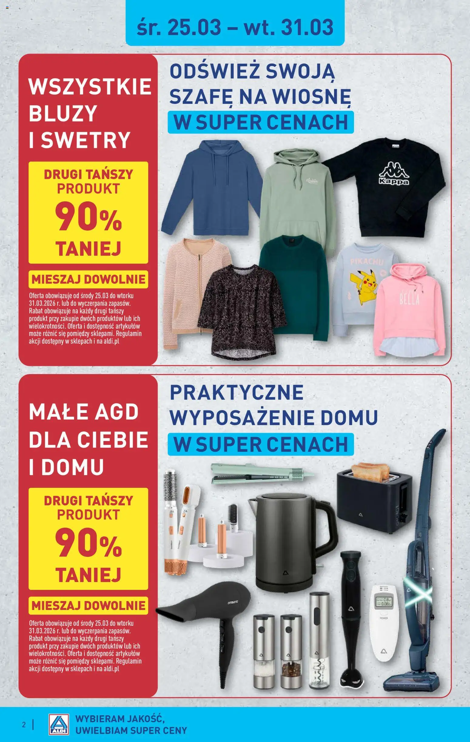 Aldi gazetka - Hity od Środy i od Soboty od 25.03.2026 | Strona: 2