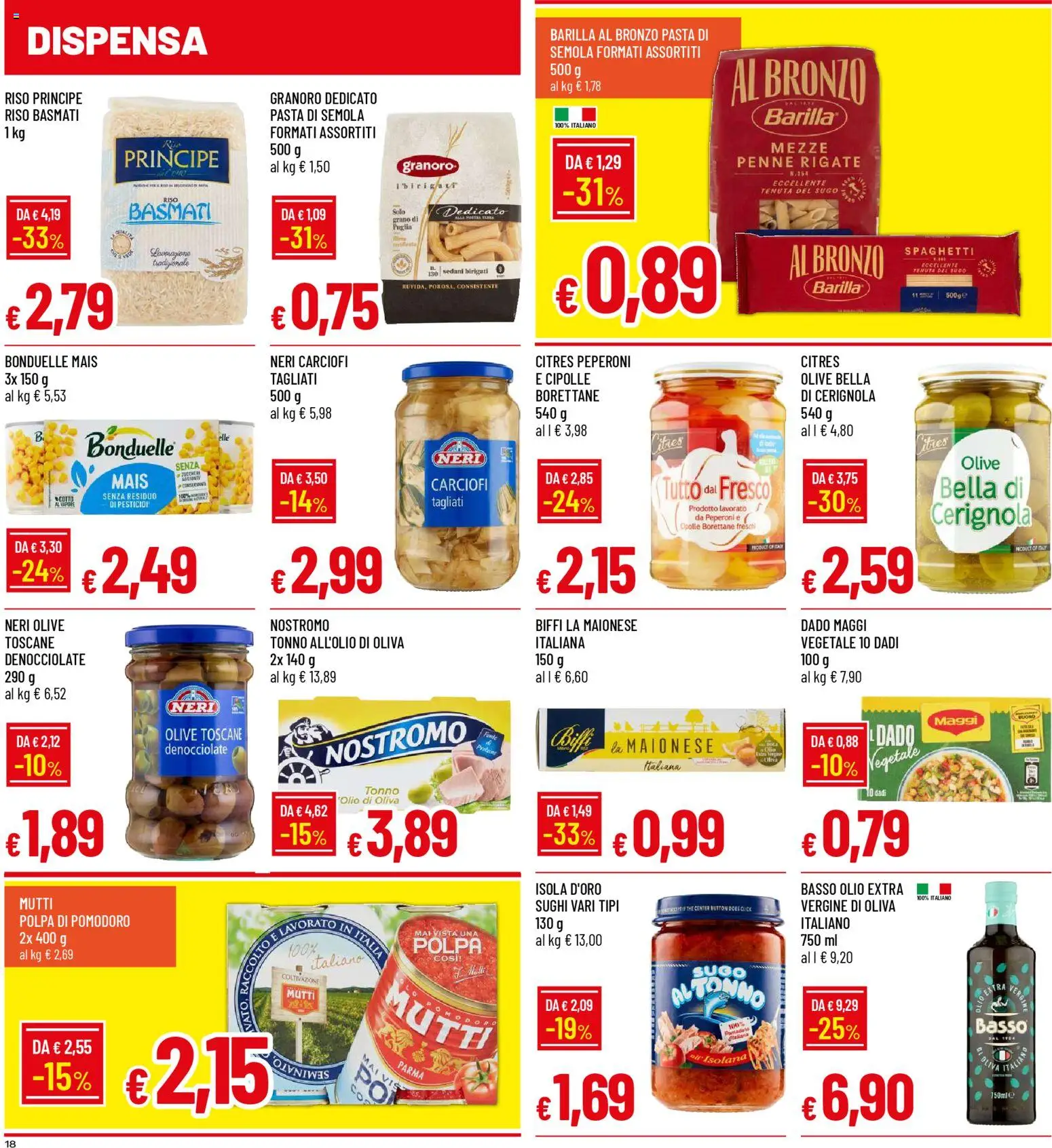 Volantino Galassia del 02.01.2026 | Pagina: 18 | Prodotti: Peperoni, Olio, The, Olio di Oliva