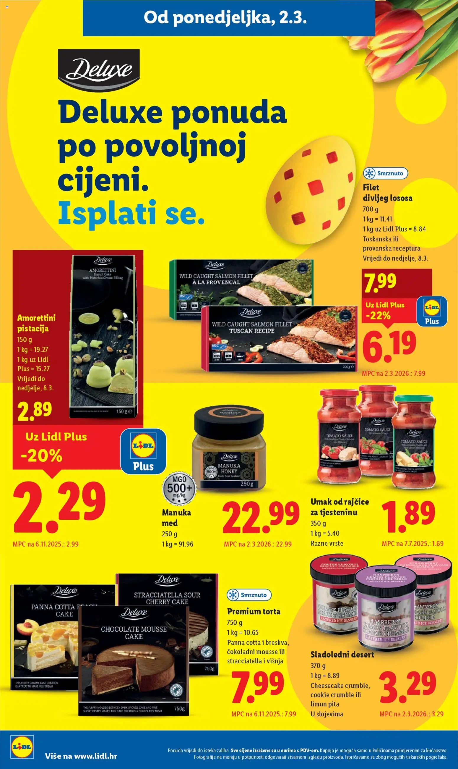 Lidl katalog | vrijedi od 02.03.2026 | Stranica: 20 | Proizvodi: Pita, Rajčice, Umak, Limun