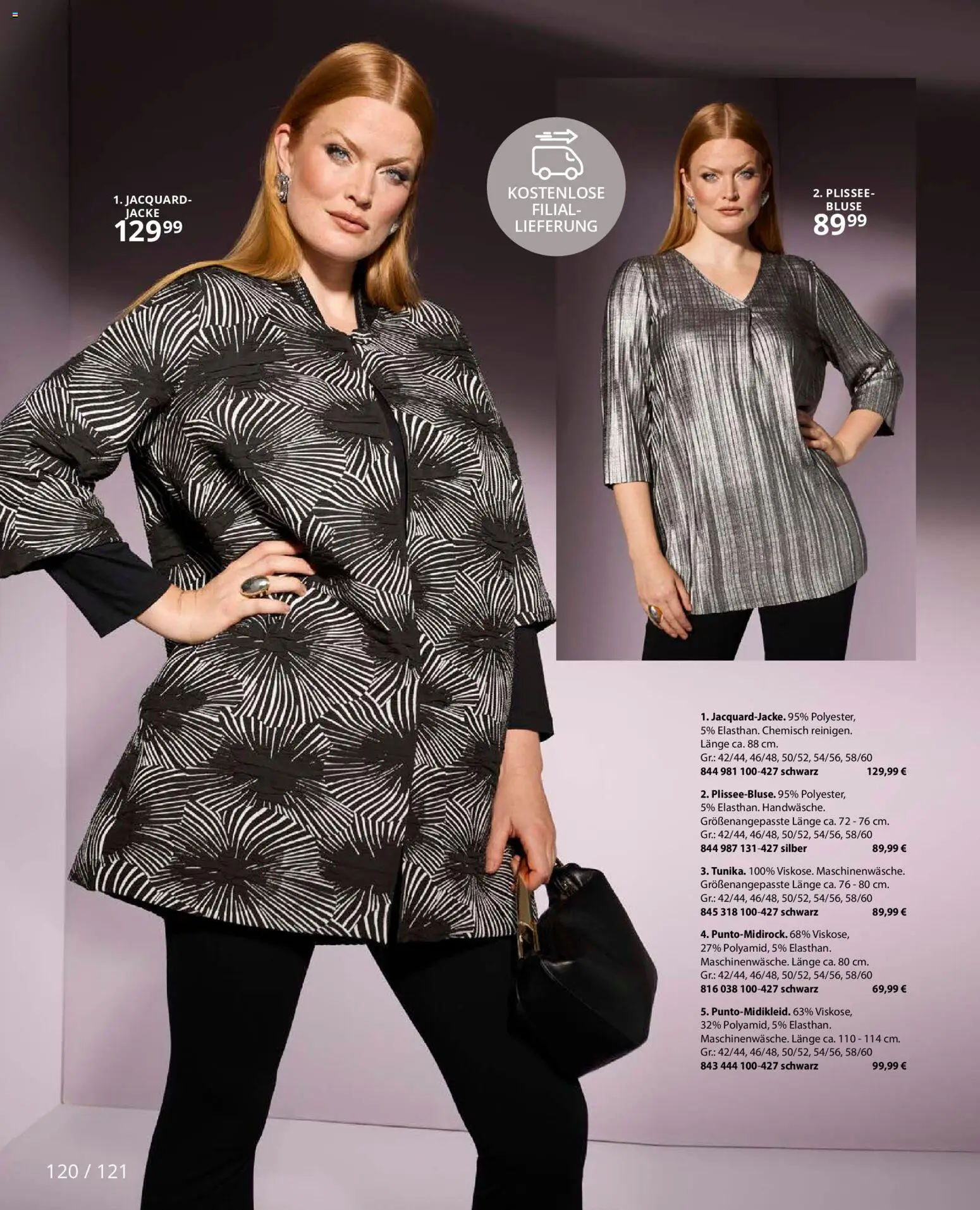 Ulla Popken Prospekt 	 – gültig ab 01.11.2025 | Seite: 120 | Produkte: Bluse, Jacke